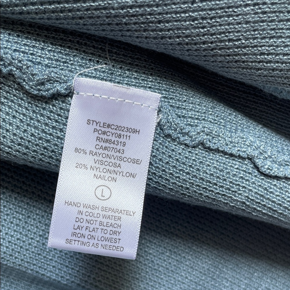 CYRUS Light Blue Open Front Cardigan - Picture 6 of 8